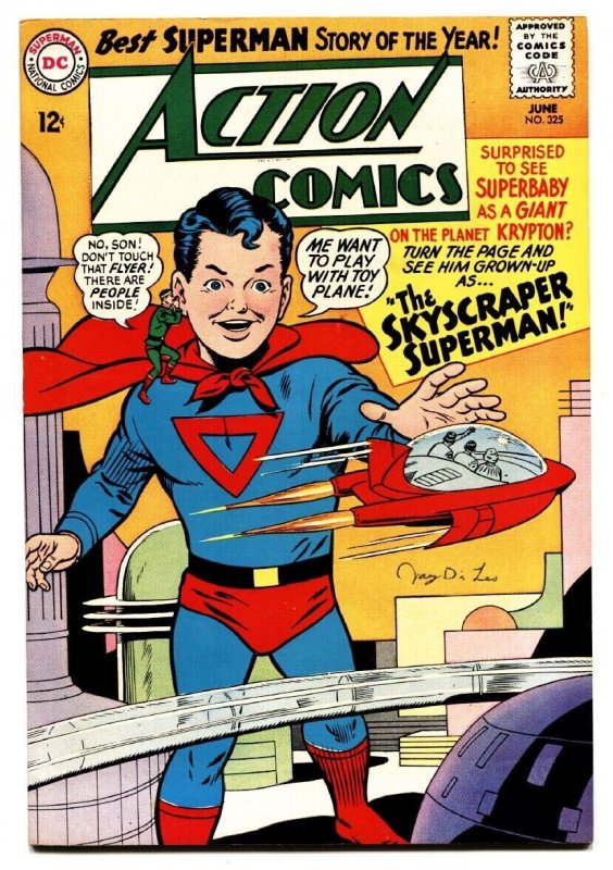 Action Comics #325 (DC Comics, 1965), raw comic book in VF condition — front cover