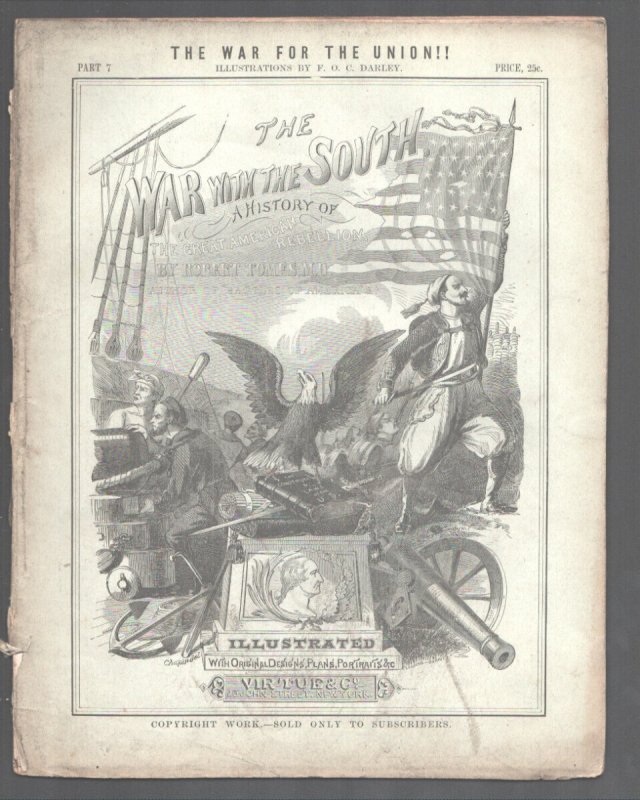 War with the South #7, raw, ungraded comic book — front cover