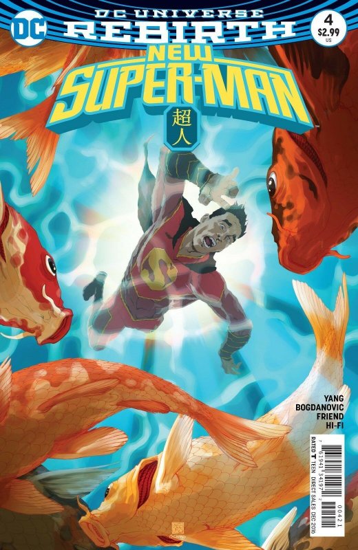 New Super Man #4 (DC Comics, 2016), raw, ungraded comic book — front cover