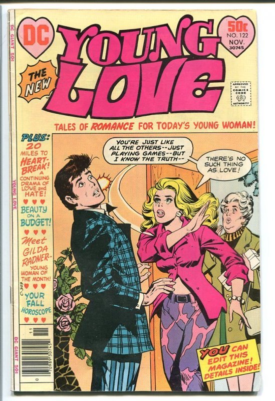Young Love #122 (DC Comics), raw comic book in FN condition — front cover