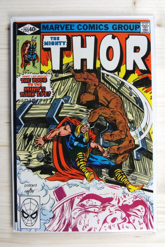 Thor #293 (Marvel Comics, 1980), raw comic book in VF- 7.5 condition — front cover