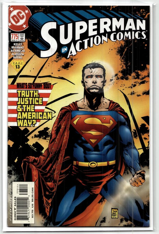 Action Comics #775 (DC Comics, 2001), raw, ungraded comic book — front cover