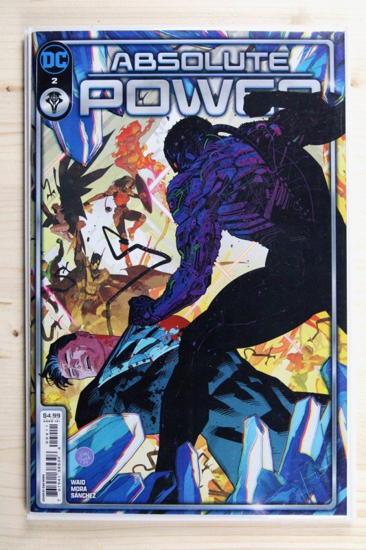 Absolute Power #2 (DC Comics, 2024), raw comic book in NM+ 9.6 condition — front cover