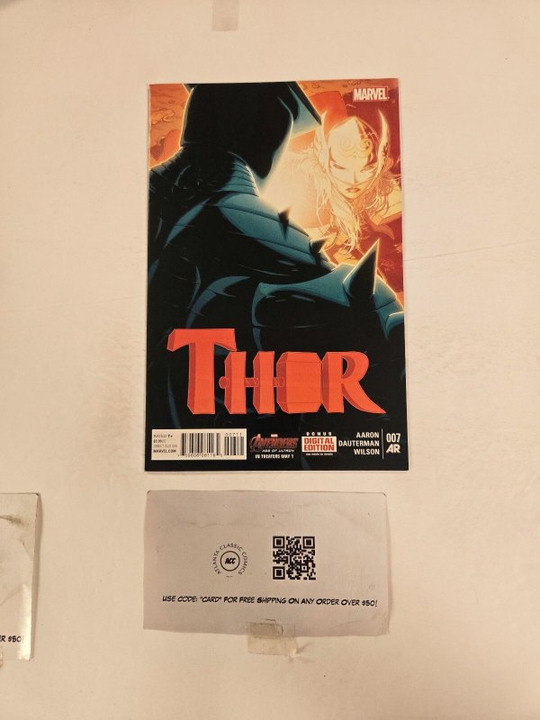 Thor #7 (Marvel Comics, 2015), raw comic book in NM condition — front cover