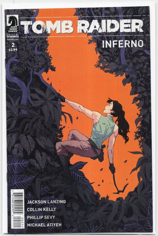 Tomb Raider: Inferno #2 (2018), raw, ungraded comic book — front cover