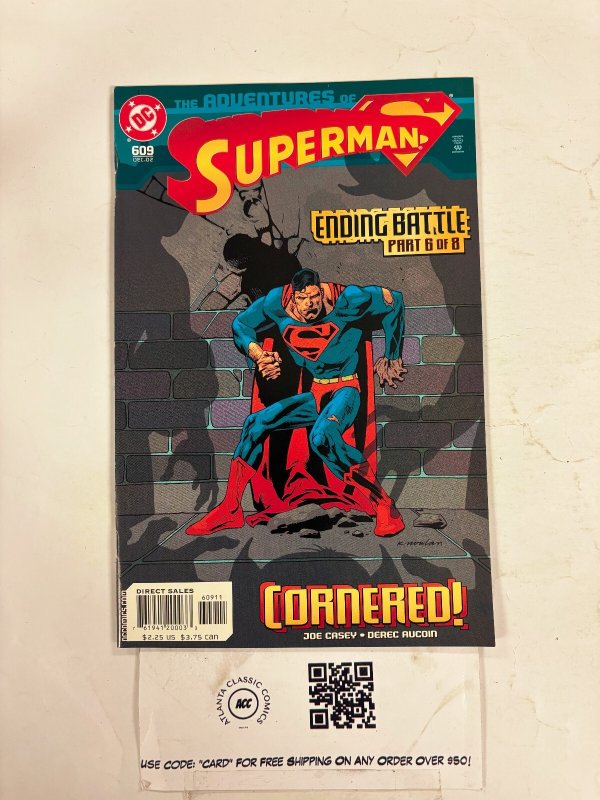 Adventures of Superman #609 (DC Comics), raw comic book in NM condition — front cover