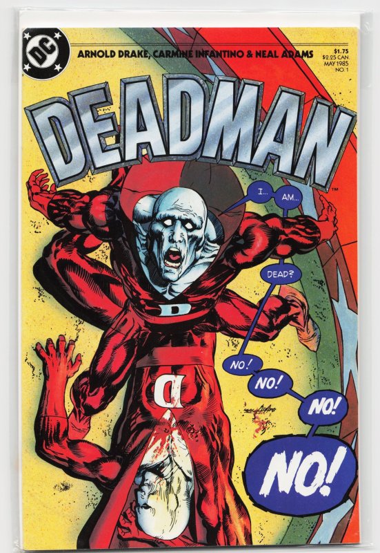 Deadman #1 (DC Comics, 1985), raw, ungraded comic book — front cover