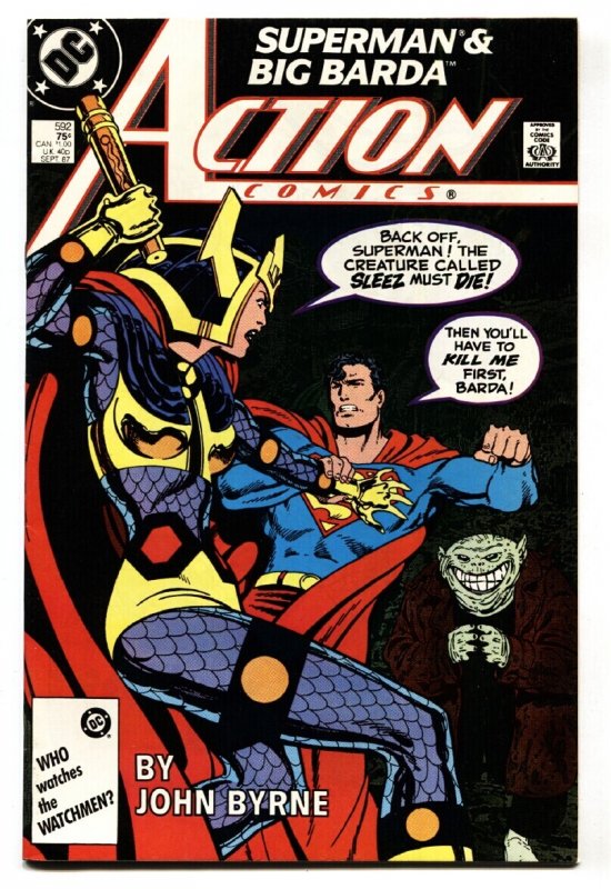 Action #592 (DC Comics, 1987), raw comic book in VF/NM condition — front cover