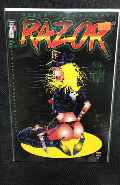 Razor #2 (1994), raw, ungraded comic book — front cover