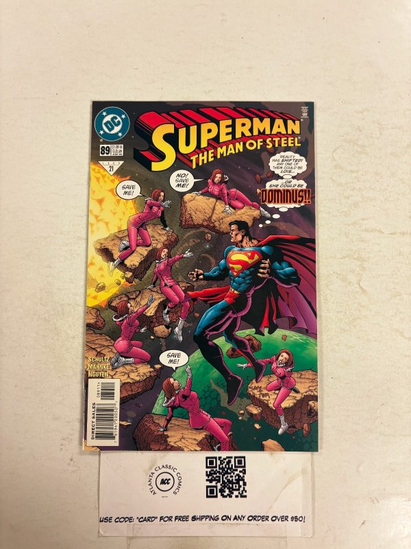 Superman the Man of Steel #89 (DC Comics), raw comic book in NM condition — front cover