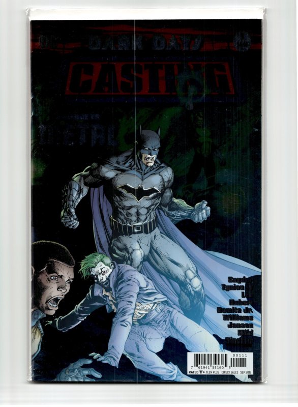 Dark Days: The Casting (2017) Hawkman (DC Comics, 2017), raw, ungraded comic book — front cover