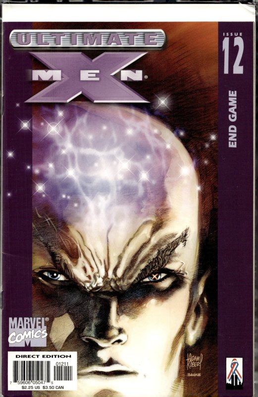 Ultimate X-Men #12 (Marvel Comics, 2002), raw, ungraded comic book — front cover