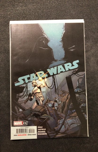 Star Wars #21 (Marvel Comics, 2022), raw, ungraded comic book — front cover