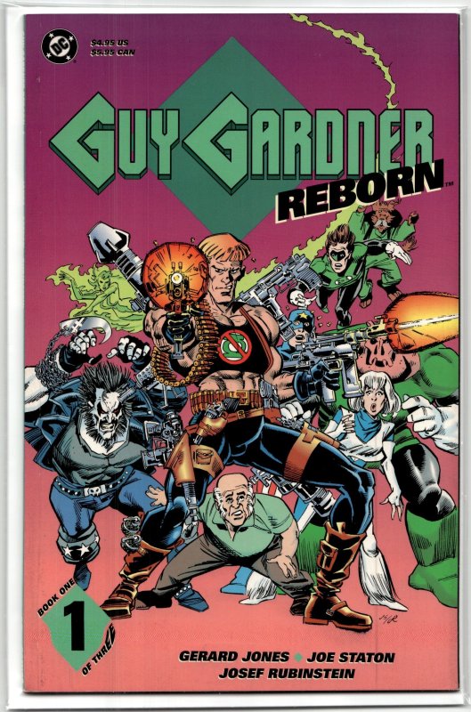 Guy Gardner Reborn #1 (1992), raw, ungraded comic book — front cover