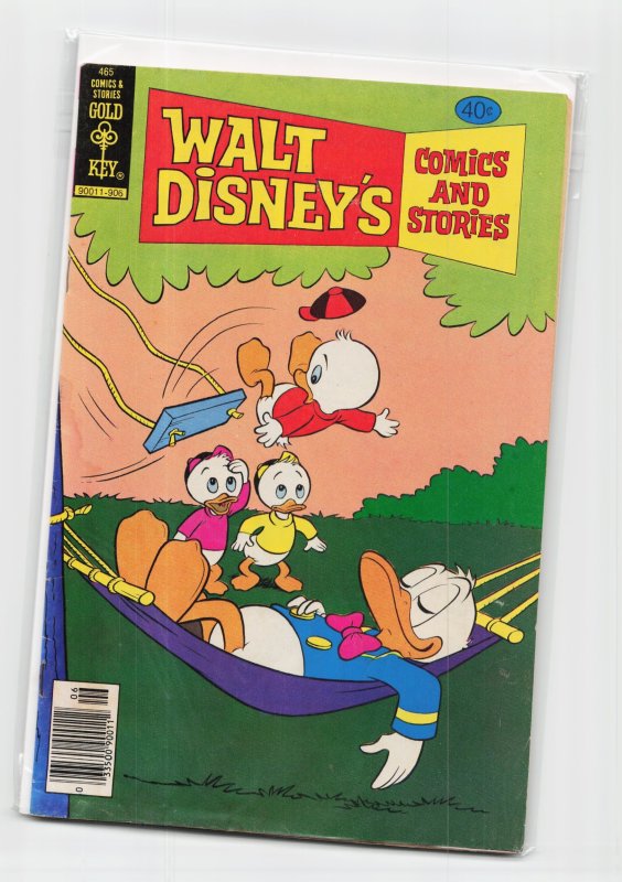Walt Disney's Comics and Stories #465 (Gold Key, 1979), raw, ungraded comic book — front cover