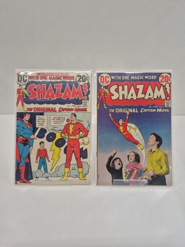 Shazam! #1 (DC Comics, 1973), raw, ungraded comic book — front cover