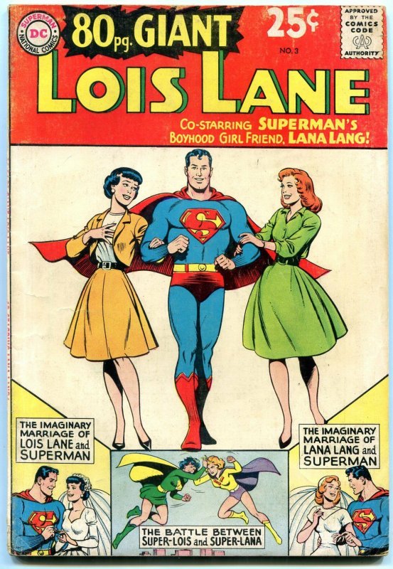 80 Page Giant #3 (DC Comics, 1964), raw comic book in VG condition — front cover
