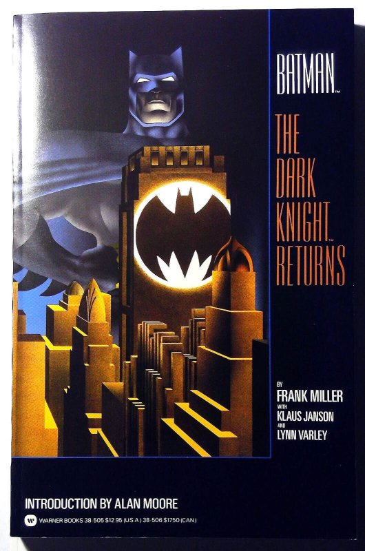 Batman the Dark Knight Returns TPB #1 (DC Comics, 1986), raw, ungraded comic book — front cover