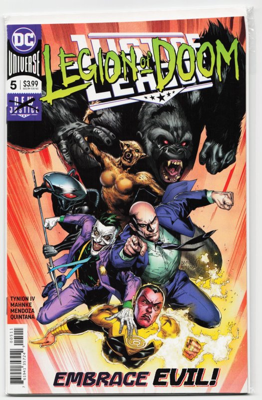 Justice League #5 (DC Comics, 2018), raw, ungraded comic book — front cover
