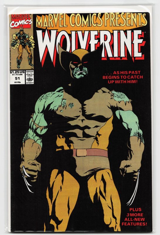 Presents #51 (Marvel Comics, 1990), raw, ungraded comic book — front cover