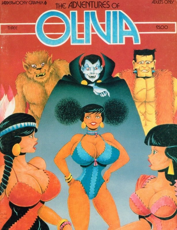 The Adventures of Olivia #3 (1991), raw, ungraded comic book — front cover