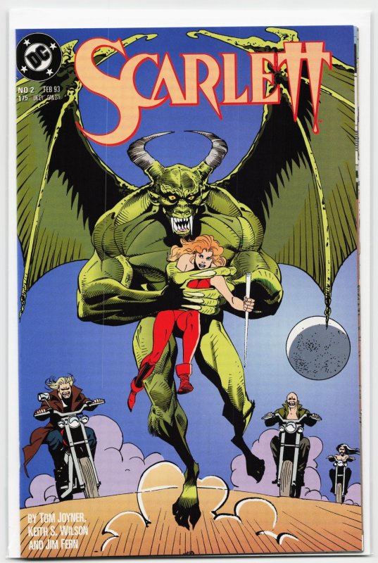 Scarlett #2 (1993), raw, ungraded comic book — front cover
