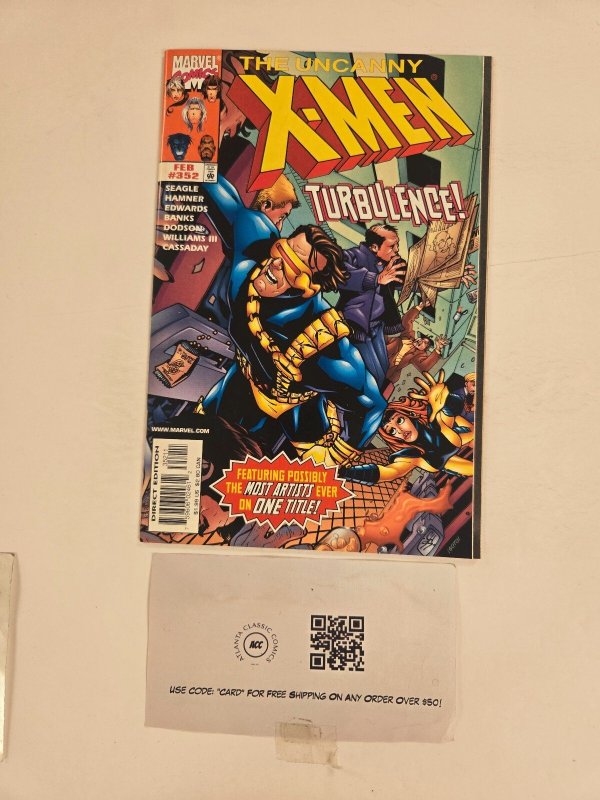 Uncanny X-Men #352 (Marvel Comics), raw comic book in NM condition — front cover
