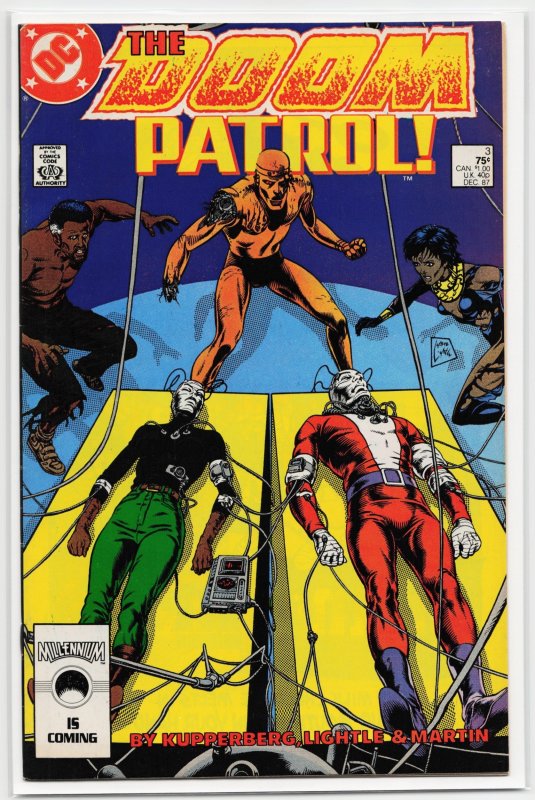 Doom Patrol #3 (DC Comics, 1987), raw, ungraded comic book — front cover