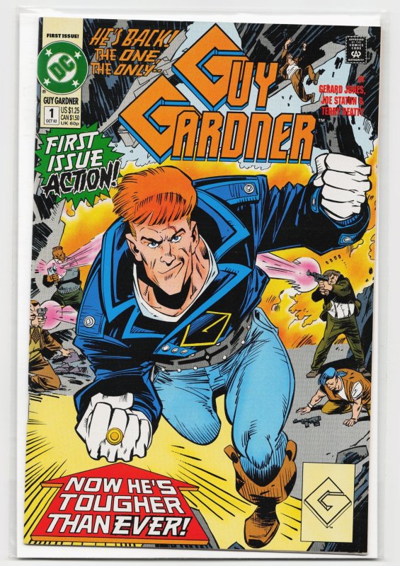 Guy Gardner #1 (1992), raw, ungraded comic book — front cover