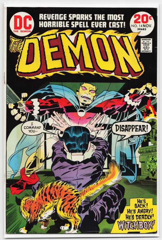 The Demon #14 (DC Comics, 1973), raw, ungraded comic book — front cover