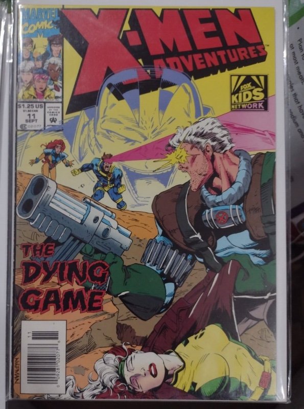X-Men Adventures #11 (Marvel Comics, 1993), raw, ungraded comic book — front cover