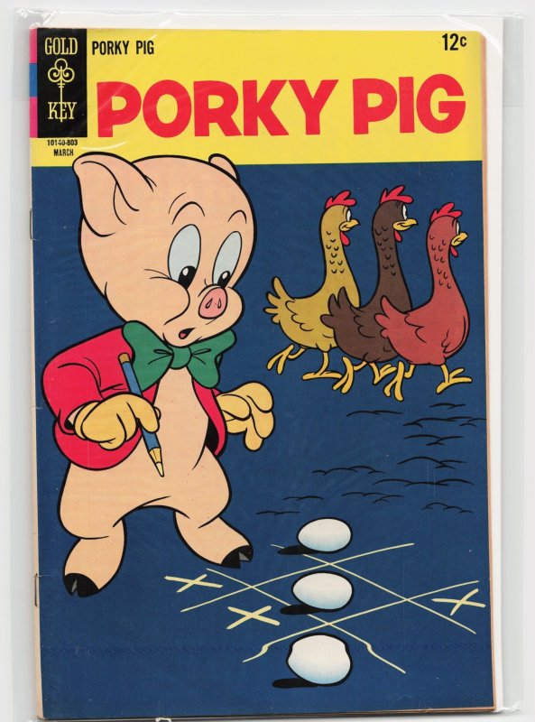 Porky Pig #17 (Gold Key, 1968), raw, ungraded comic book — front cover