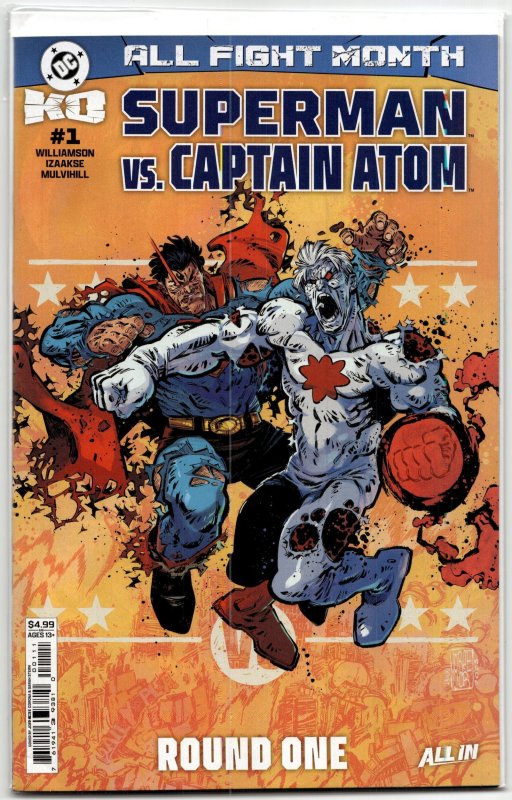 DC K.O.: Superman vs. Captain Atom Jorge Corona Cover (2026) Captain Atom (DC Comics, 2026), raw, ungraded comic book — front cover