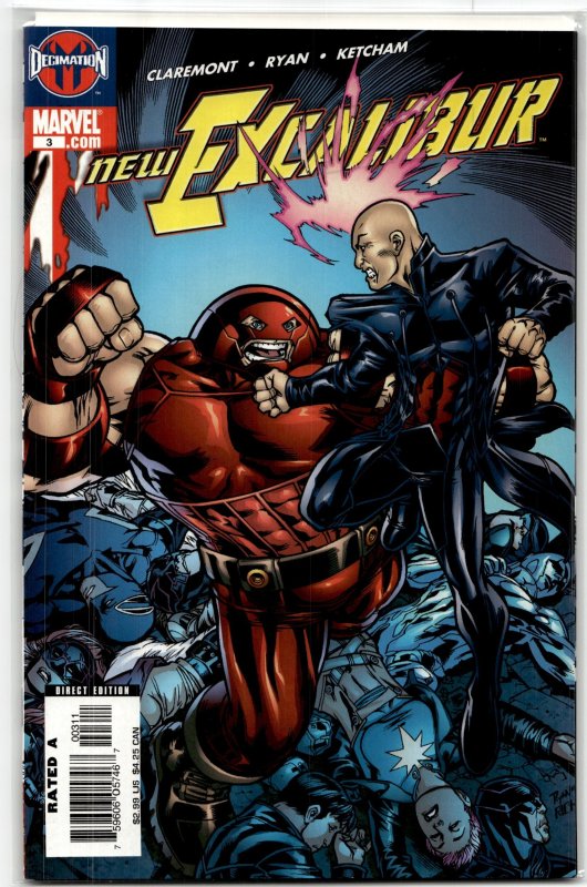 New Excalibur #3 (2006), raw, ungraded comic book — front cover