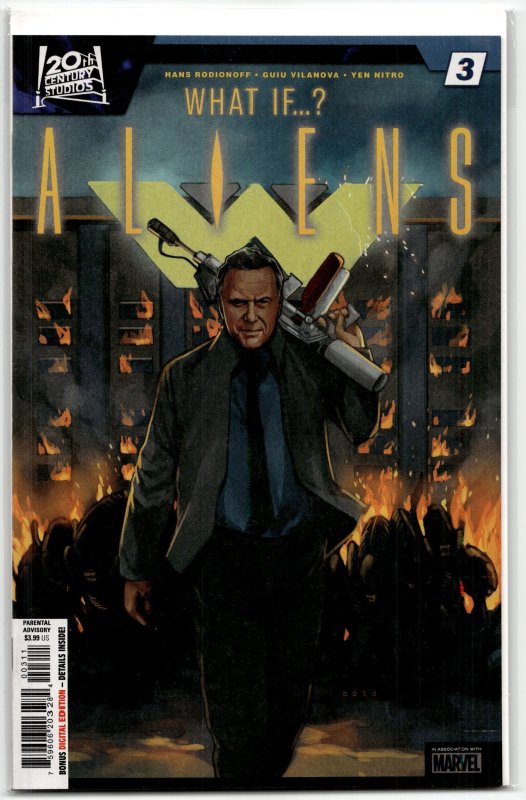 What If...? Aliens #3 (Marvel Comics, 2024), raw, ungraded comic book — front cover