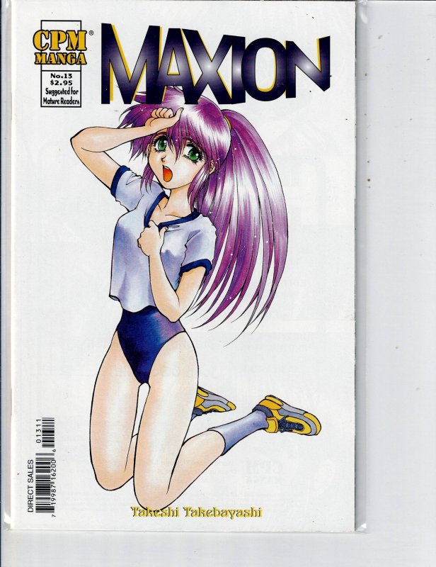 Maxion #13 (2000), raw, ungraded comic book — front cover