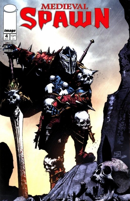 Medieval Spawn #4 (Image Comics, 2025), raw comic book in NM condition — front cover