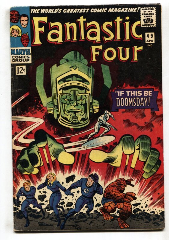 Fantastic Four #49 (Marvel Comics, 1966), raw comic book in VG+ condition — front cover
