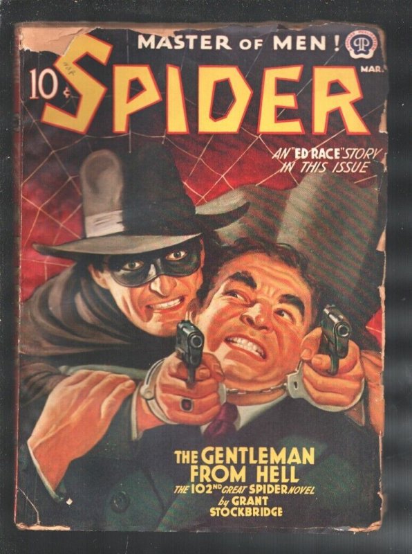 Spider 3/1942-Popular-"The Gentlemen from Hell"-Raphael DeSoto Cover-Marksman..., raw, ungraded comic book — front cover