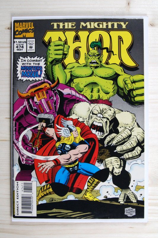 The Mighty Thor #474 (Marvel Comics, 1994), raw comic book in VF/NM 9.0 condition — front cover