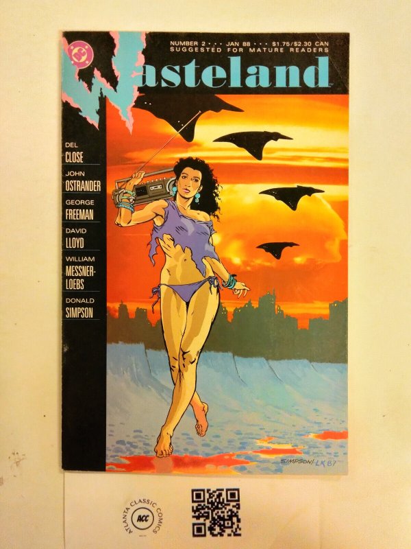 Wasteland #2 (DC Comics), raw comic book in NM condition — front cover