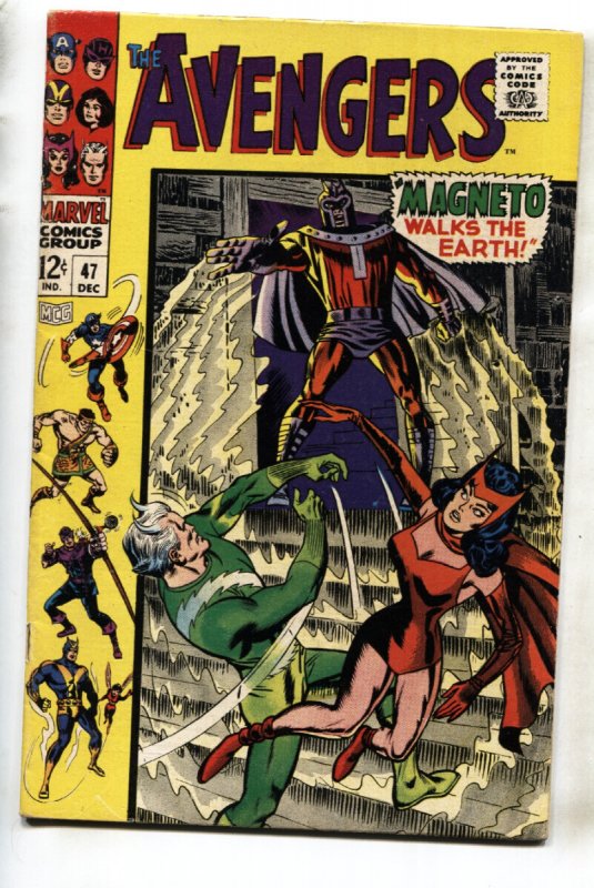 Avengers #47 - 1968 - Marvel - VG+ - Comic Book (Marvel Comics, 1968), raw comic book in VG+ condition — front cover