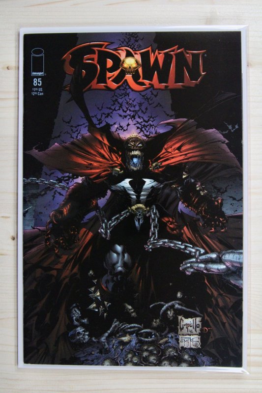 Spawn #85 (Image Comics, 1999), raw comic book in VF+ 8.5 condition — front cover