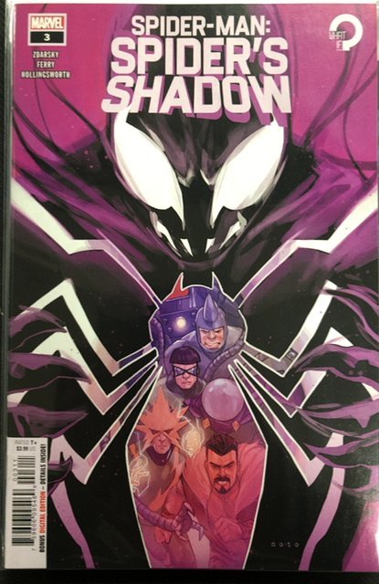 Spider-Man: The Spider's Shadow #3 (2021), raw, ungraded comic book — front cover