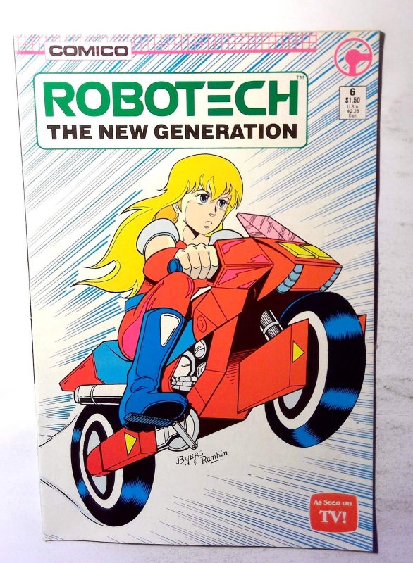 Robotech: The New Generation #6 (1986), raw, ungraded comic book — front cover