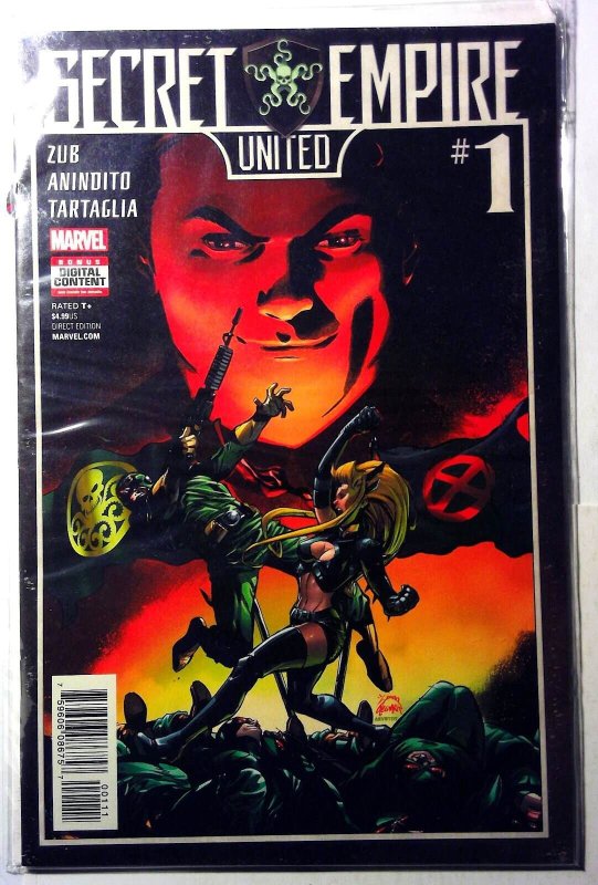 Secret Empire United #1 (Marvel Comics, 2017), raw, ungraded comic book — front cover