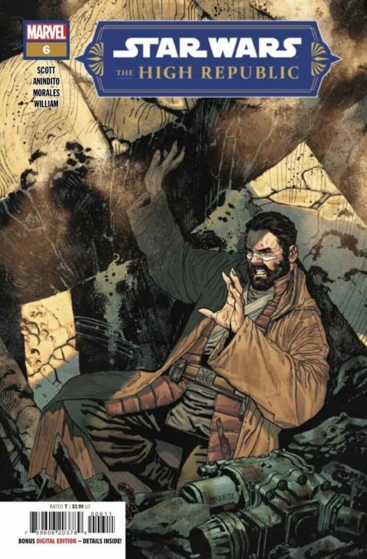 Star Wars: The High Republic #6 (Marvel Comics, 2022), raw comic book in NM condition — front cover