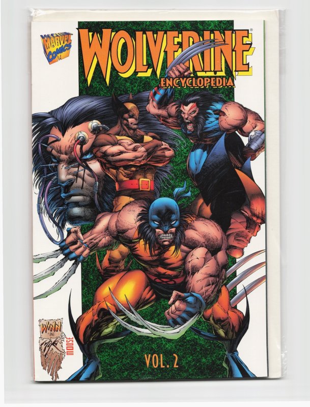 Wolverine Encyclopedia #2 (1996), raw, ungraded comic book — front cover