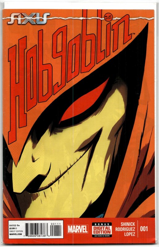 Axis: Hobgoblin #1 (Marvel Comics, 2014), raw, ungraded comic book — front cover