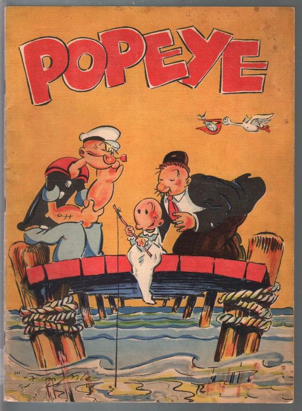 Popeye #944-1936-King Features-pre Feature Book Series-color Art-FN- (Dell Comics), raw comic book in FN- condition — front cover